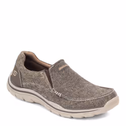 Skechers Men's Expected Avillo Moccasin  Dark Brown  7 Medium US