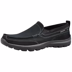 Skechers Men's Superior Milford Slip-On Loafer Black/Black 11 M US