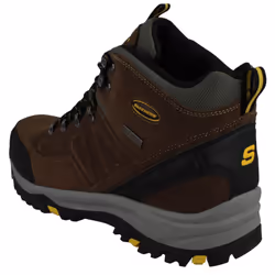 Mens Skechers Lace Up Boots Relment Pelmo - Khaki, UK 7