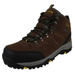 Mens Skechers Lace Up Boots Relment Pelmo - Khaki, UK 12