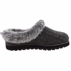 Skechers BOBS Women's Keepsakes - Ice Angel Slipper  Charcoal  7.5 M U