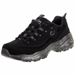 Skechers womens Dlites-play Fashion Sneaker  Black  10 US