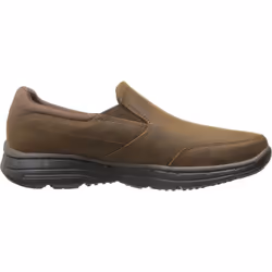 Skechers Men's Glides Calculous Slip-On Loafer Dark Brown 8 3E US