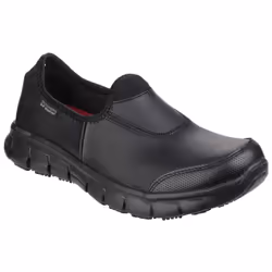 Skechers Occupational Womens/Ladies Sure Track Slip On Work Shoes - 3 UK, Black