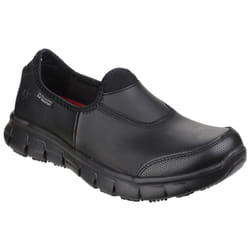 Skechers Occupational Womens/Ladies Sure Track Slip On Work Shoes - 3 UK, Black