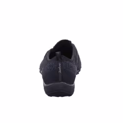 Skechers Sport Women's Breathe Easy Fortune Fashion Sneaker Black Knit