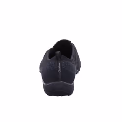 Skechers Sport Women's Breathe Easy Fortune Fashion Sneaker Black Knit