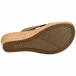 Skechers Cali Women's Beverlee Delighted Wedge Sandal  Multi  10 B(M) US