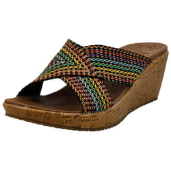 Skechers Cali Women's Beverlee Delighted Wedge Sandal  Multi  11 B(M) US