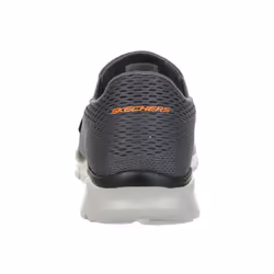 Skechers Sport Men's Equalizer Double Play Slip-On Loafer Charcoal/Orange 12 W