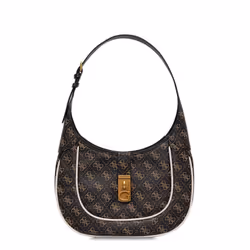 Guess Shoulder bags Women saddlebrown,gold
