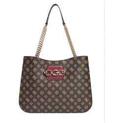 Borsa shopping Guess Hensely mocha/merlot multilogo BS22GU42 PG849723
