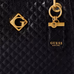 GUESS Nerina Small Noel Tote  Black