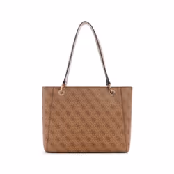 GUESS Noelle Small Noel Tote  Latte Logo
