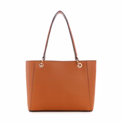 GUESS Noelle Small Noel Tote  Light Cognac