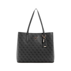 GUESS Meridian Girlfriend Tote  Coal Logo