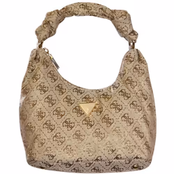 GUESS Velina Hobo Gold Logo