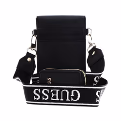 GUESS Latona Flap Chit Chat  Black