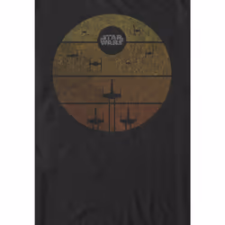 STAR WARS mens Lock on Target Graphic T-shirt T Shirt  Black  5X-Large