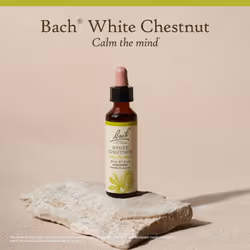 Bach Original Flower Remedies  White Chestnut - Calm The Mind - Natural Homeopathic Flower Essence for Emotional Balance - Vegan  Gluten Free  Sugar F