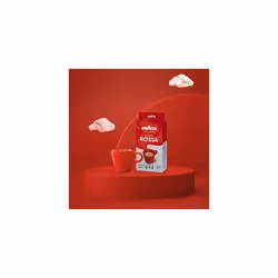 Lavazza Qualita Rossa, Arabica and Robusta Medium Roast Ground Coffee, 250 g, (Pack of 12)