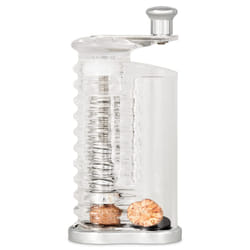 H101119 Wallis Nutmeg Grinder/Nutmeg Mill, Triple Stainless Steel Serrated Blades, Acrylic, 145 mm, Spices Not Included