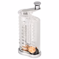H101119 Wallis Nutmeg Grinder/Nutmeg Mill, Triple Stainless Steel Serrated Blades, Acrylic, 145 mm, Spices Not Included