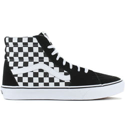 Vans Sk8-hi Checkerboard - Herren Sneakers Schuhe Schwarz-weiÃ Vn0a32qghrk1 Original - black, EU 43 UK 9