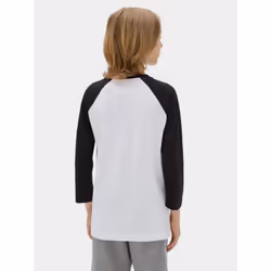 Vans Kids Classic Raglan Long Sleeve T-Shirt White - Medium