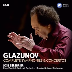 Warner Music José Serebrier - GLAZUNOV: Complete Symphonies & Concertos, 8CD, Classic, CD, José Serebrier, Physical media, Ad ...