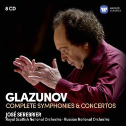 Warner Music José Serebrier - GLAZUNOV: Complete Symphonies & Concertos, 8CD CD Classic