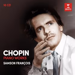Warner Music Samson François - Chopin: Piano Works, 10CD, Classic, CD, Samson François, Physical media, Adult, 10 discs