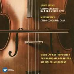 Warner Music Mstislav Rostropovich - Saint-Saëns & Myakovsky: Cello Concertos, CD Classic