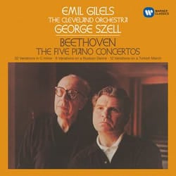 Warner Music Original Jackets - The Five Piano Concertos, 3CD CD Classic