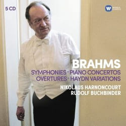 Warner Music Nikolaus Harnoncourt - Brahms: Symphonies, Overtures, Haydn Variations, Piano Concertos, 5CD CD Classic