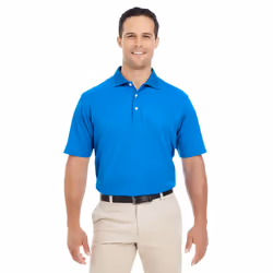 adidas Golf Men's Climalite Basic Short-Sleeve Polo Shirt Shock Blue/