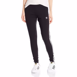 adidas Originals womens 3-stripes Leggings Black/White X-Small US