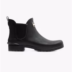 Barbour WILTON Womens Chelsea Wellington Boots Black - UK 7