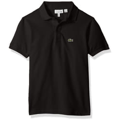 Lacoste boys Lacoste Short Sleeve Classic Pique Polo Shirt  Black  5T US