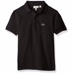 Lacoste boys Lacoste Short Sleeve Classic Pique Polo Shirt  Black  8 Y