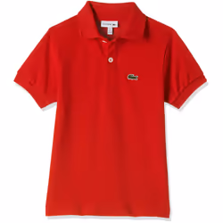 Lacoste boys Lacoste Short Sleeve Classic Pique Polo Shirt  Red  2T US
