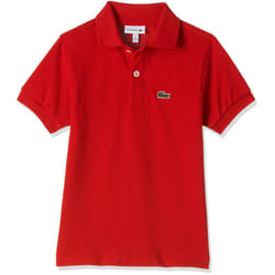 Lacoste boys Lacoste Short Sleeve Classic Pique Polo Shirt  Red  2T US