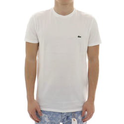 Lacoste mens Short Sleeve Crew Neck Pima Cotton Jersey T-shirt T Shirt