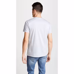 Lacoste mens Short Sleeve Crew Neck Pima Cotton Jersey T-shirt T Shirt