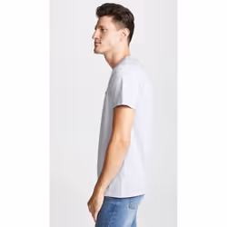 Lacoste mens Short Sleeve Crew Neck Pima Cotton Jersey T-shirt T Shirt