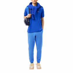 Lacoste L1212 Mens Polo T Shirts Classic GolfÂ Tee - Blue, S