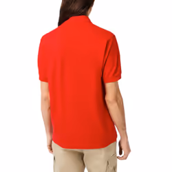 Lacoste L1212 Mens Polo T Shirts Classic GolfÂ Tee - Red, XS