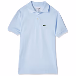 Lacoste Boys Short Sleeve Classic Pique Polo Shirt  Rill Light Blue  3Y
