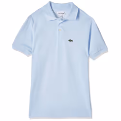 Lacoste Boys Short Sleeve Classic Pique Polo Shirt  Rill Light Blue  5Y