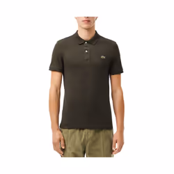 Lacoste L1212 Mens Polo Shirts Golf Sports Tee - Dark Green, S